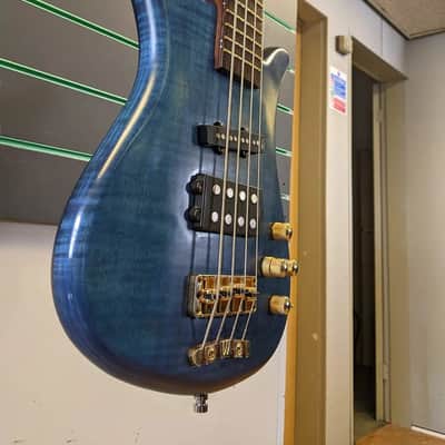 Warwick Streamer LX Jazzman Ocean Blue Oil 2006 Active Electric Bass image 2