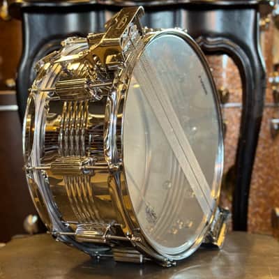 VINTAGE 1980's Gretsch 6.5x14 Blackhawk Steel Snare Drum image 6