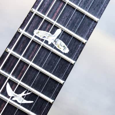 PRS Custom 24 Pattern Thin Neck Shape 85/15 Pickups Gray Black Electric Guitar w/Case image 10