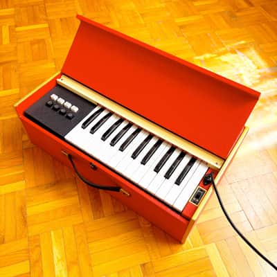 Rare Busilacchio Red Chord/Reed Organ (Italy, 1960s) – vintage cased electric organ and harmonium! image 1