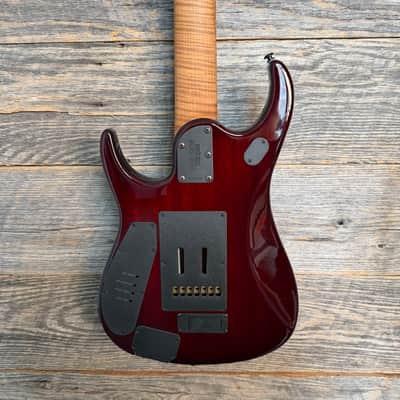 Ernie Ball Music Man JP15 7-String Electric Guitar - Amber Waves Flame image 6