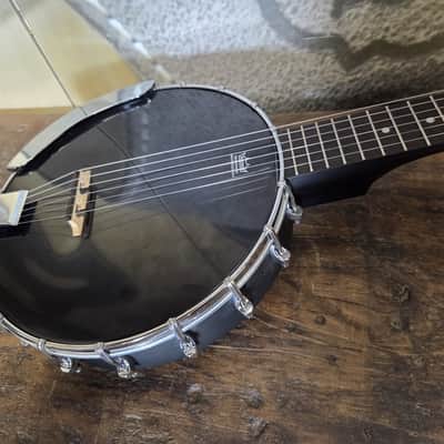 Stagg BJW-OPEN 6 6-String open back guitar banjo with guitar headstock image 2