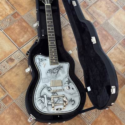 Duesenberg  Johnny Depp Jack Sparrow Limited edition Signature Series Aluminum Tattooed image 13