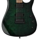 Ernie Ball Music Man JP15 6 John Petrucci Signature Electric Guitar - Green Tiger Eye Maple Fingerboard