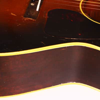 Gibson LG-1 1953 Acoustic Guitar – Vintage Player Guitar with early Post-War Gibson Character - Check Video! image 14