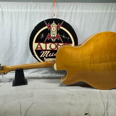 Yamaha AE-11 ae11 Archtop Electric Hollowbody Guitar with Case - Natural image 9