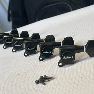 1980's Japan Charvel Jackson Deluxe Series R Logo Tuners Tuning Pegs 6 In Line image 2