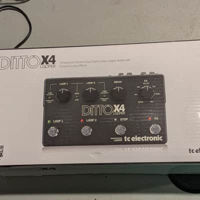 TC Electronic Ditto X4 Looper 2016 - Present - Black image 3