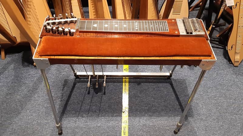 Pedal Steel 10 String Pedal Steel Guitar 3 Pedals, 4 knee levers. Electric. Natural image 1
