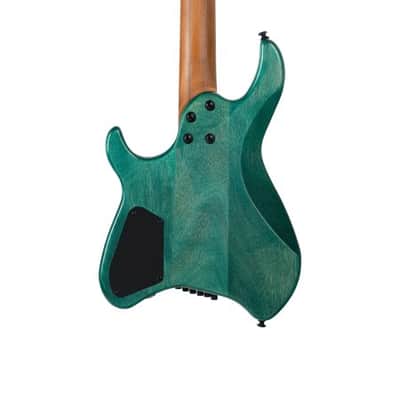 Cort Space 6GTR Multi-Scale Electric Guitar w/Gig-bag. Semi Gloss Turquoise DIRECT SHIP image 3