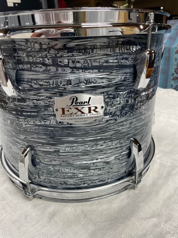Pearl EXR 13x10 Black Strata Tom mid 2000's image 1