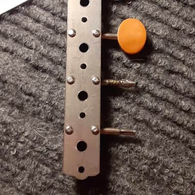 Harmony Silvertone *Unbranded Mandolin A-Style Tuning Machine Strip (Treble Side only, 1/4 buttons) image 4