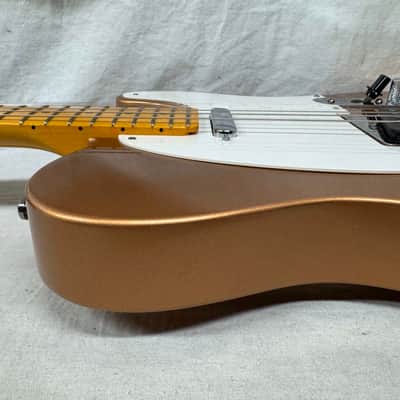 Fender USA Custom Shop Special Edition Custom Deluxe Telecaster Guitar with COA + Case 2010 - Copper / Maple neck image 22