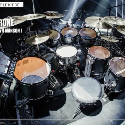 DW Collectors Series 8 Piece Custom Gil Sharone Marilyn Manson Tour Kit #44256 image 22