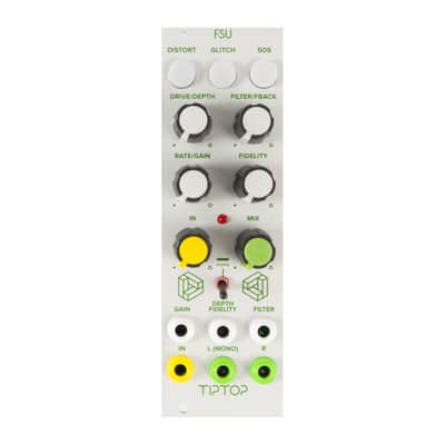 Tiptop Audio FSU Timbral Distortion + Time Bending (White) [DEMO]