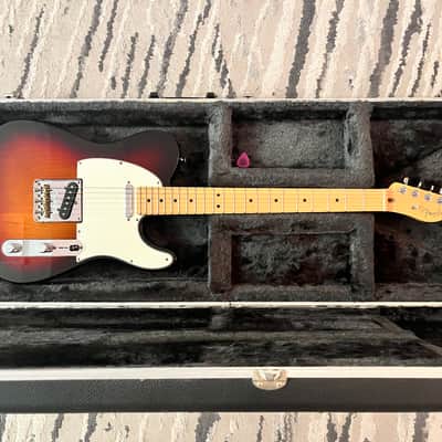 2016 Fender American Professional Telecaster with Maple Fretboard 3 Tone Sunburst image 1