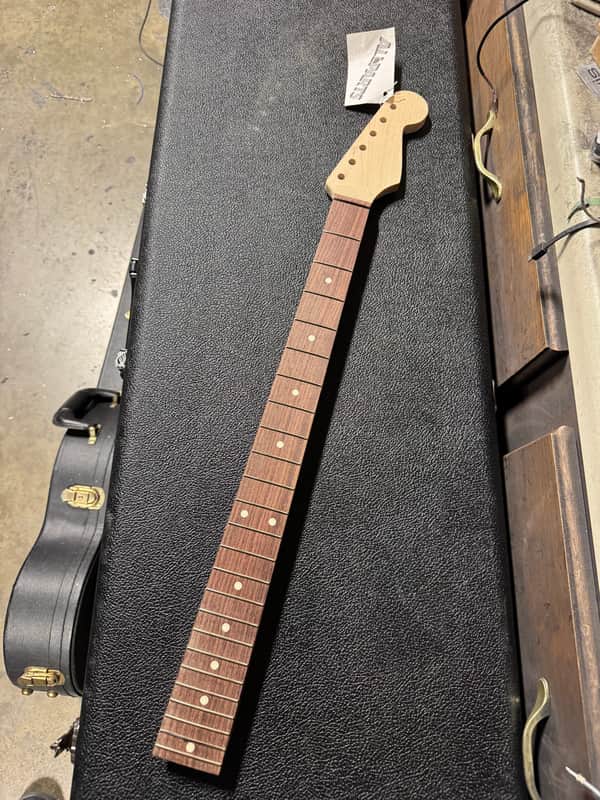 Fender by All Parts Stratocaster or Jazzmaster neck 27.78 round heel conversion baritone neck 2020 - None image 1