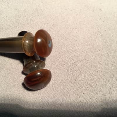 NOS  Vintage Snakewood End Pins w/Pearl Dot for Iconic and Boutique Guitars. image 1