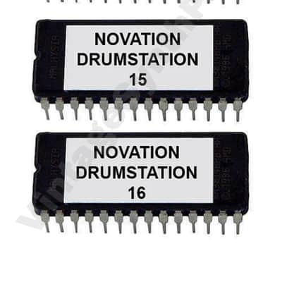 Alesis HR16 / HR16B - Soundchip Upgrade Novation Drum Station + OS 2.0 Eprom Rom HR-16 HR16B