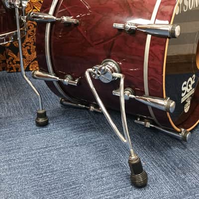 Sonor SQ2 Series Jazz Bop Shell Pack – Maple Shells in ‘Red Wine Dunes’ – Ex Rob Brian image 11