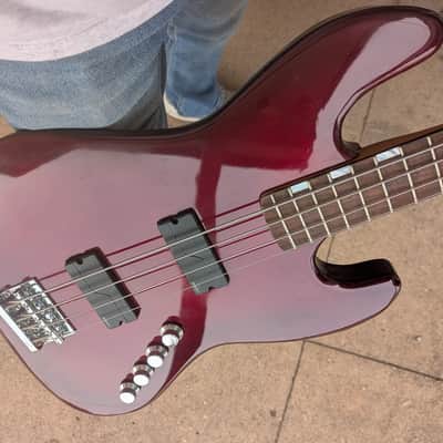 Custom Jazz bass - Red/black burst image 11