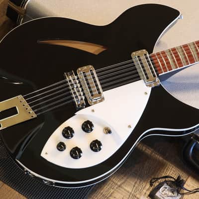 Mint! 2006 Rickenbacker 360/12C63 Semi-Hollow Electric Guitar Jetglo + OHSC image 2