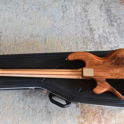 Wal MK2 2021 Flame Walnut 5 string bass guitar image 10
