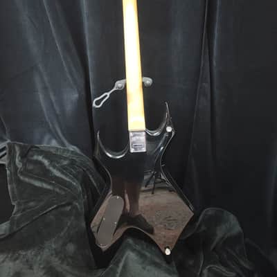 B.C. Rich KKW Kerry King Metal Master Warlock Tribal Fire Black/Red Tribal Fire image 5
