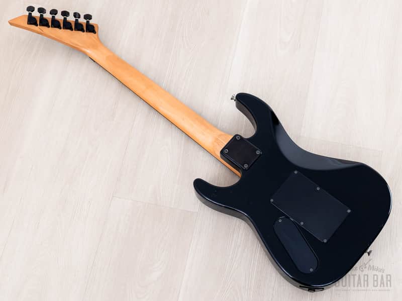 1990s Charvel 610-SL SSH Short Scale Superstrat Black w/ Floyd