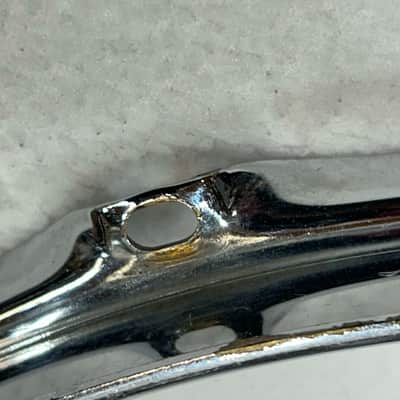 Ludwig 14" - 8 hole Triple Flanged Brass Hoop (465-D-5175) 1965 - chrome image 5