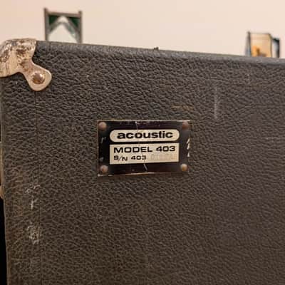 Vintage 1970s Acoustic Control Corp 403 4x12" Guitar Cabinet image 7