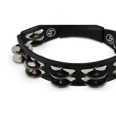 LP Cyclops Jingle Tambourine Steel/Black/Hand Held image 6