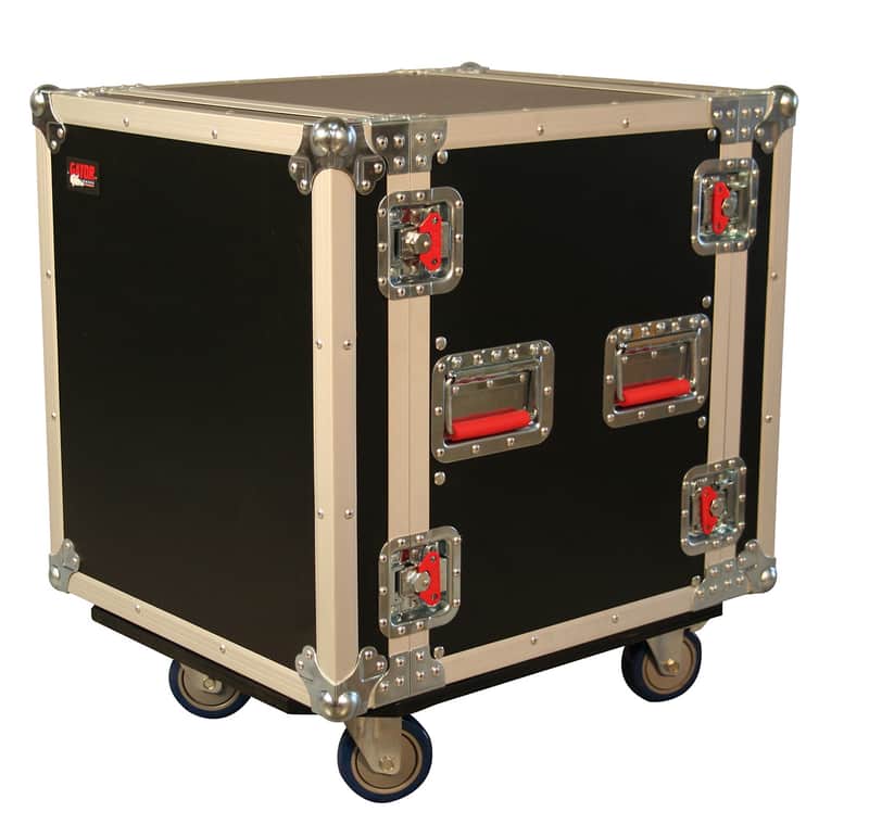 Gator G-TOUR-12U-CAST Rolling 12U ATA Rack Road Case w/ Casters image 1