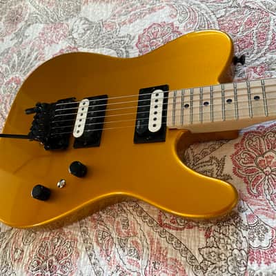 Charvel USA Custom San Dimas Model 2 HH - Gold Metallic image 2