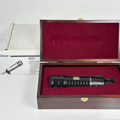 (New Old Stock) Electro Voice RE20 Microphone SE 75th Anniversary Black