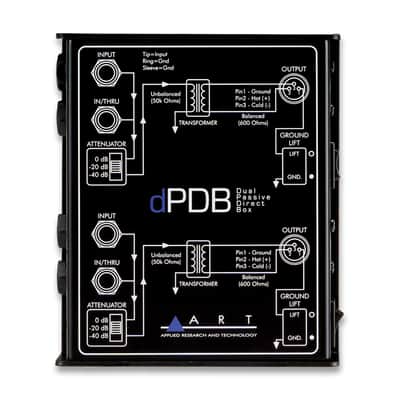 ART dPDB 2-channel Passive Direct Box image 1