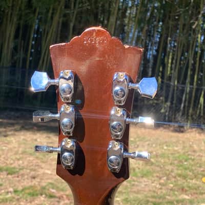 Guild D-40c-NAT 1970s Natural Rare 1st Dreadnaught Cutaway image 9