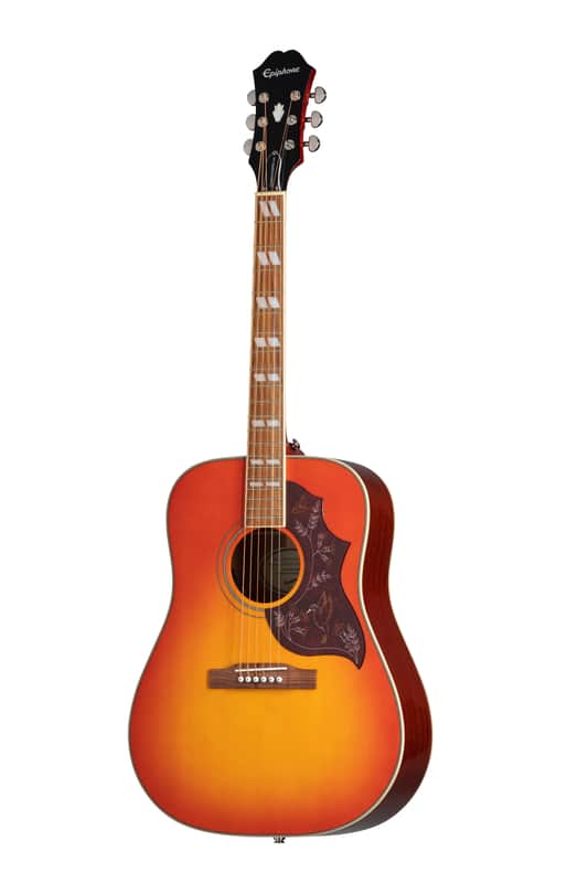 Epiphone Hummingbird Studio Acoustic-Electric Guitar - Faded Cherry image 1