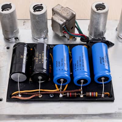 1967 Fender Super Reverb Black Panel Vintage Tube Amp w/ Cover & Ftsw, Fleet Foxes, Phil Ek-Owned image 21