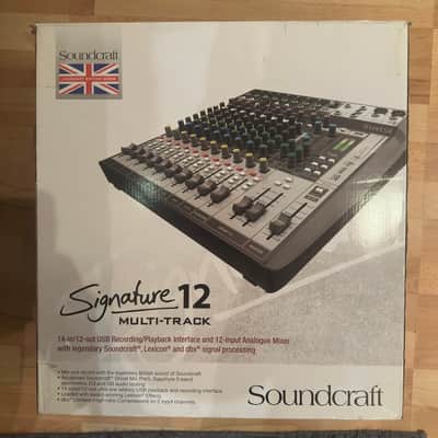 Soundcraft Signature 12 MTK 12-Channel Multi-Track Analog USB Mixer with Effects 2010s - Grey/Black image 5
