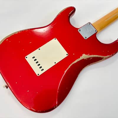 Fender Stratocaster 66 Relic Masterbuilt Dennis Galuszka Custom Shop 2014 Chrome Red image 14