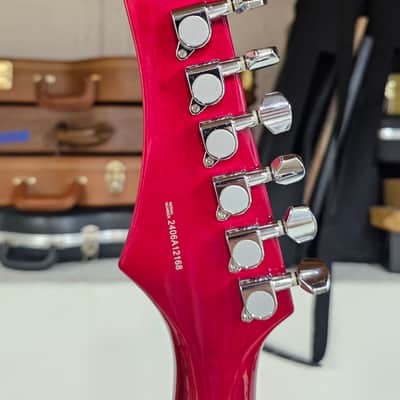 First Act CE-240 Sheena FSA Electric Guitar Transparent Red image 11