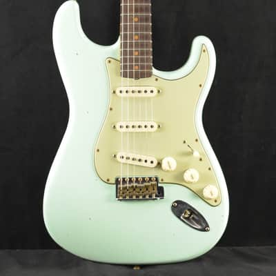 Mint Fender Limited Edition '60 Stratocaster Journeyman Relic Faded Aged Surf Green image 1