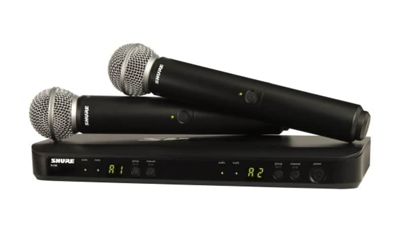 Shure Shure BLX288/SM58-J11 Wireless Dual Vocal System with 2 SM58's. J11 Band