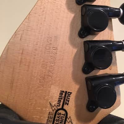 Washburn NX6 2002 Black textured EMG loaded from USA Custom Shop image 2