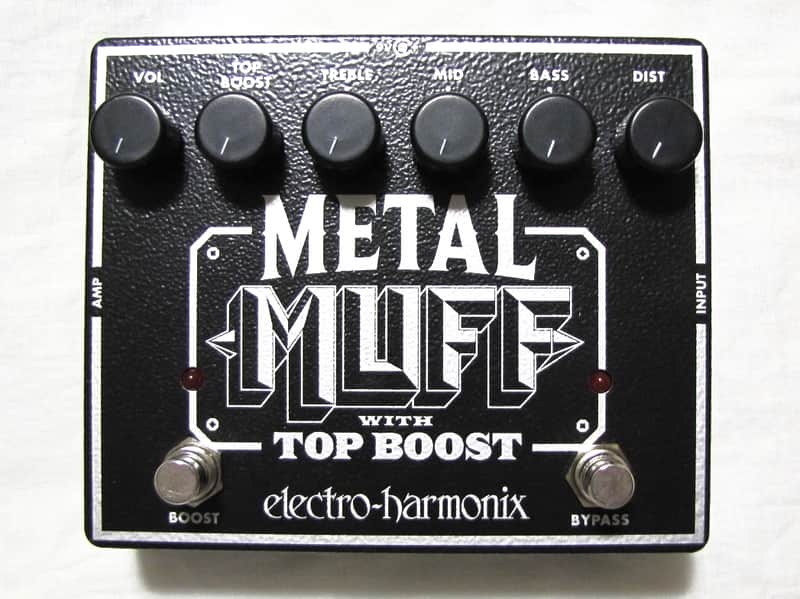 Used Electro-Harmonix EHX Metal Muff Distortion w/ Top Boost Guitar Pedal! image 1