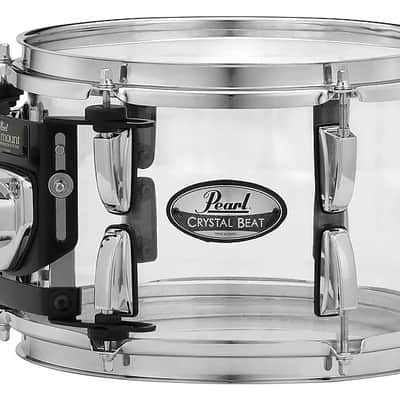 Pearl Crystal Beat Ultra Clear 10x7" Rack Tom Tom Drum Acrylic CRB1007T/C730 | NEW | Authorized Dealer image 1