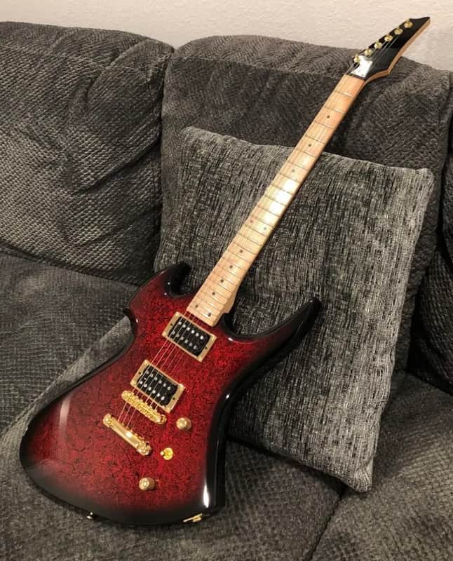 Custom One of a kind 2025 - Custom marbelized red image 1