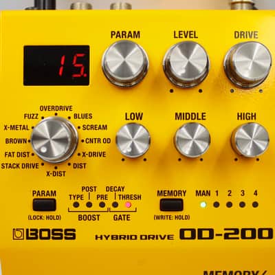 Boss OD-200 Hybrid Drive With Original Box Power Supply Guitar Effect Pedal Z7K4456 image 2