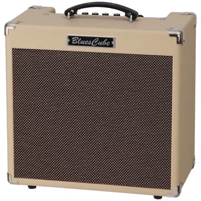 Roland Blues Cube Hot Guitar Combo Amplifier, Vintage Blonde image 2